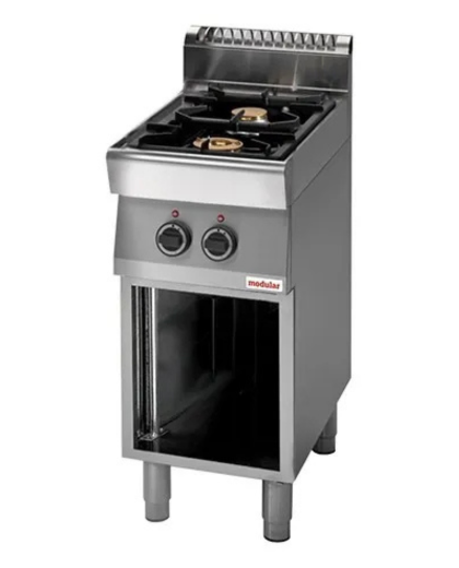 Kooktafel 2 pits, rvs - Logé Verhuur